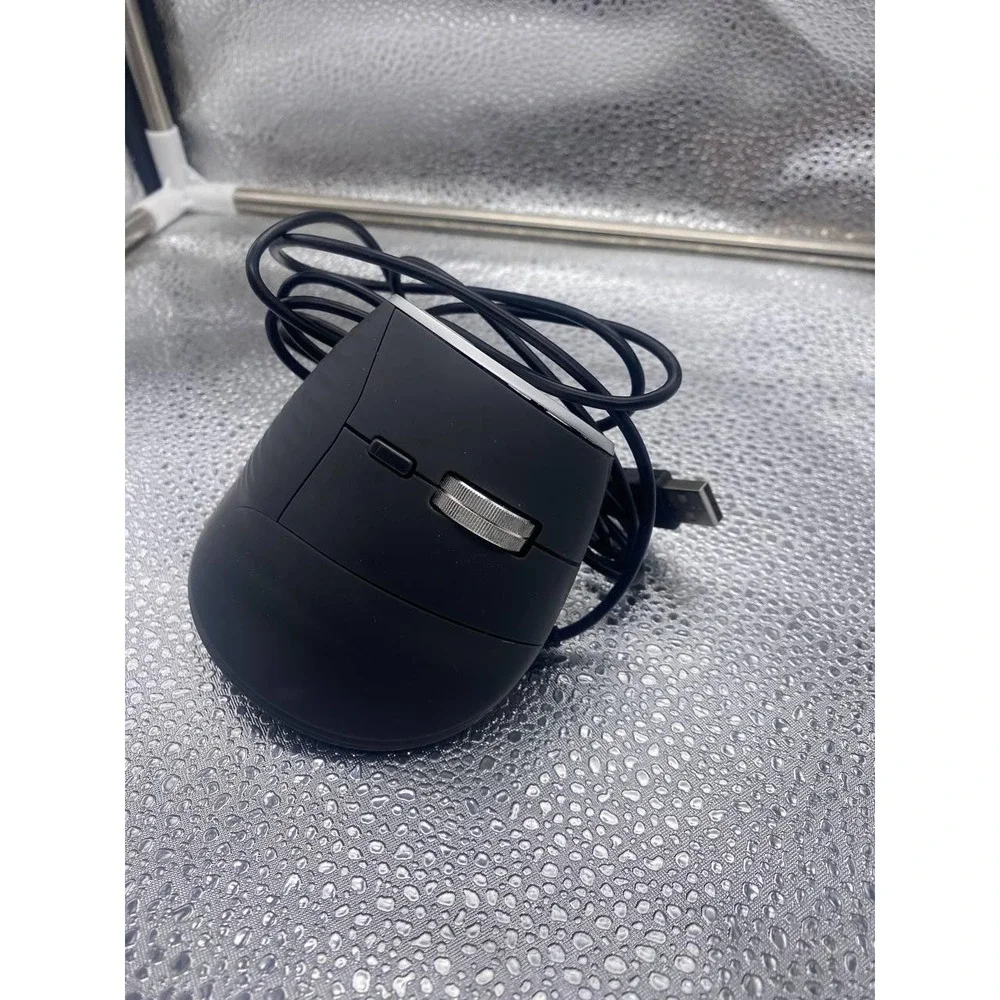 Nulea M504‎ Wired RGB Vertical Mouse Ergonomic USB PC Mac Black Grey W1027E7B